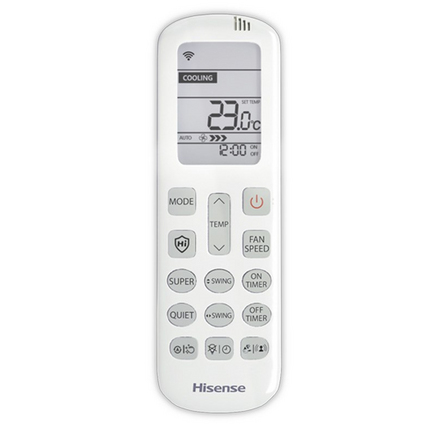 Сплит-система инверторная Hisense ZOOM 2.0 DC Inverter AS-07UW4RYRKB01 WI-FI